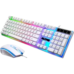 Premium T6 Quality RGB Gaming Keyboard And Mouse Combo Elevate Your Gaming Setup With High - Rokomari